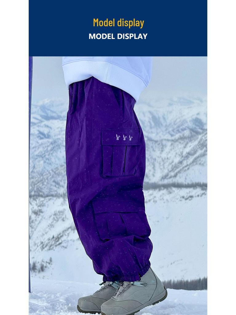 Popular Pitaya Ski Suit: Couple-Style Fleece-Lined Hooded Jacket, Windproof & Waterproof for Ski Resorts