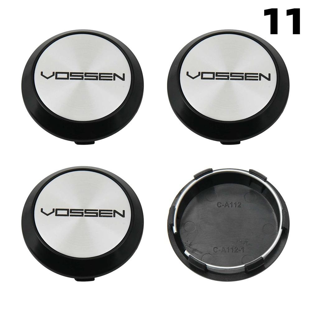 4PCS New 64MM OD / 60MM ID Rim Caps VOSSEN Emblem Wheel Center Cap Wheel Cover Hub caps Sport Car Logo Tire Accessories