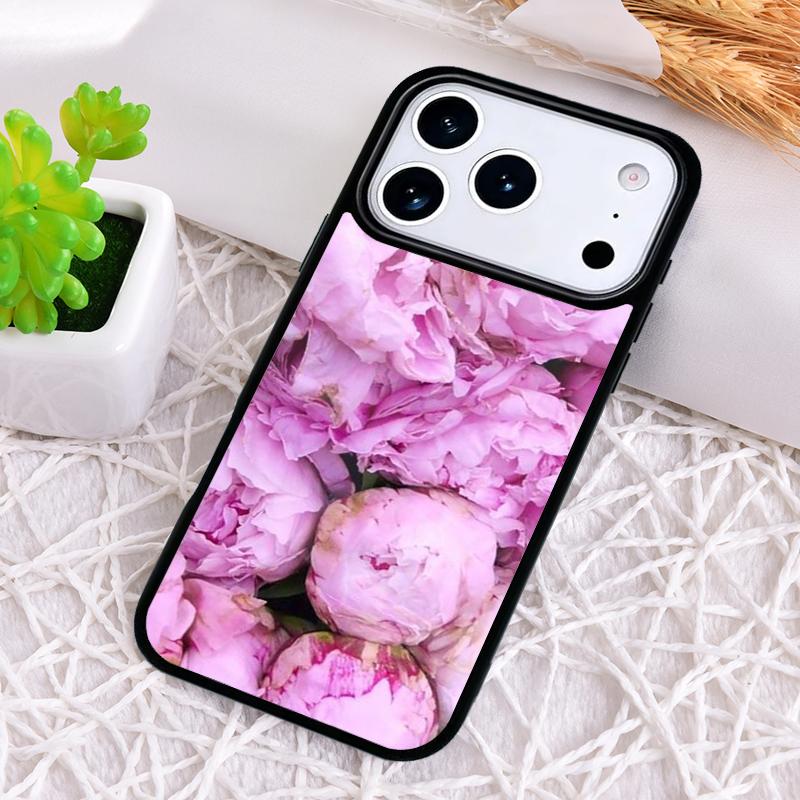 Pfingsblumen Schöne Blume Stoßfeste Handyhülle für iPhone 17 Air 16e 15 11 12 14 13 Pro Max Hülle Coque