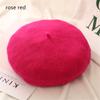 Wool Beret Hats Women Winter French Hat Girls Solid Color Fashion Autumn Winter Beret Hat For Women Flat Cap Hat Felt Berets