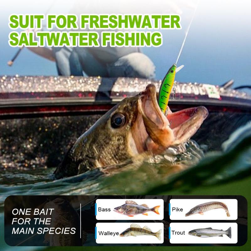Fishing Lure 11.5Cm/14G Artificial Bionic Swing Hard Bait Tackle 3D Eyes Hook Wobbler Carp Fishing Pesca For Bass Pike