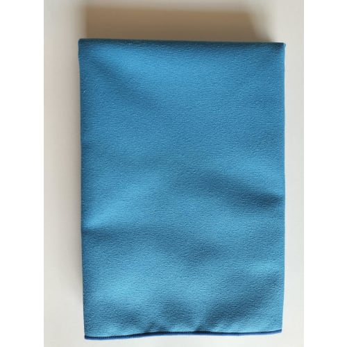 Set of two large and two small microfiber cleaning cloths for musical instruments (navy blue)