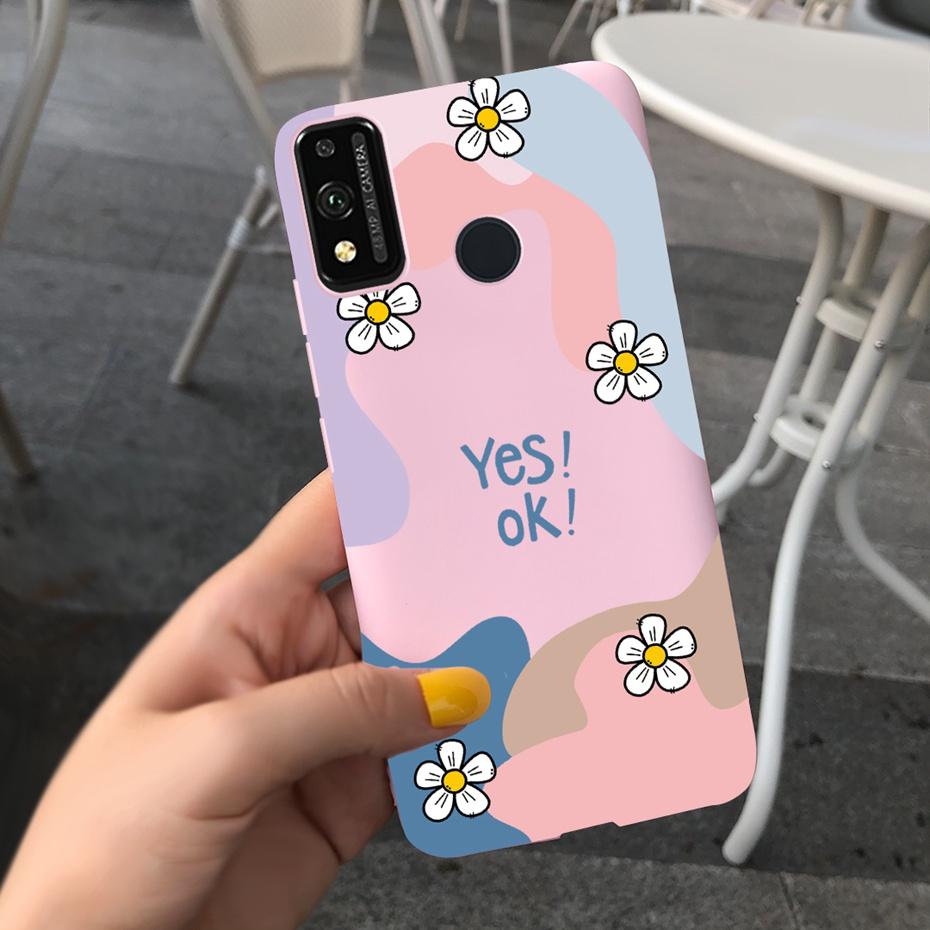 For Honor 9X Lite JSN-L21 Phone Case Honor 9X STK-LX1 Lovely Printing Macaroon Silicone Soft Cases Cover For Honor9X 9 X Lite