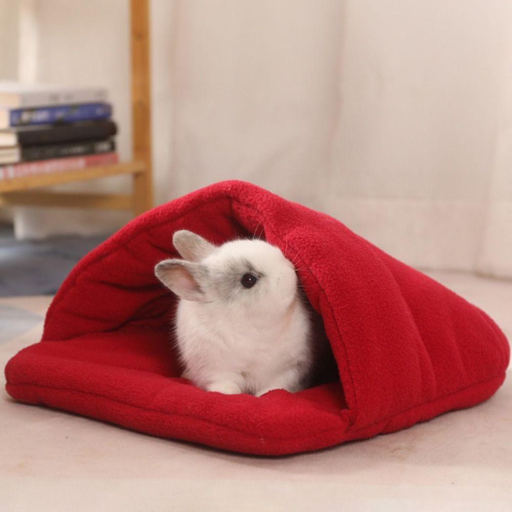 Fleece Pet Bed Breathable Warm Nest Pet Assessories Pet House Guinea Pig