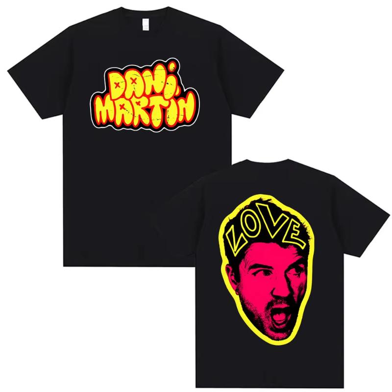 Dani Martin Ptos Anos Graphic T-shirts Men Women Fashion Classic Trend Tee Shirt Man High Quality Oversized Cotton T Shirts