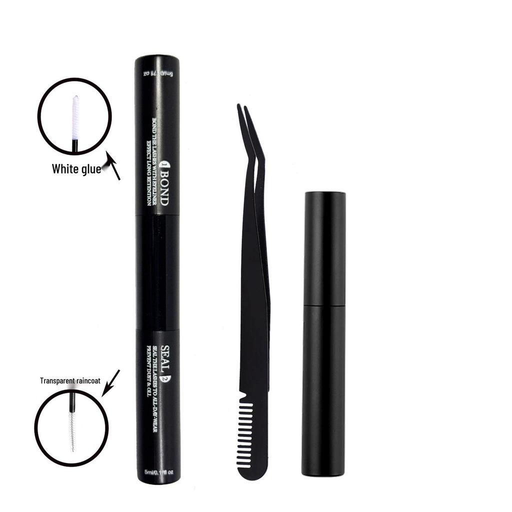 Segmented Single Cluster False Eyelashes with Double-Headed Glue: Long-Lasting, Quick-Drying, Non-Irritating for Eyelash Extension