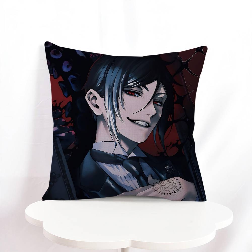 

B-Подушка Темный дворецкий Подарок Украшение для дома и офиса Спальня Диван Автомобильная наволочка Чехол 45x45 16x16Inch