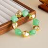 Bohemian Elastic Resin Acrylic Bracelet for Women Retro Stackable Irregular Beaded Bracelet Bangle Party Jewelry