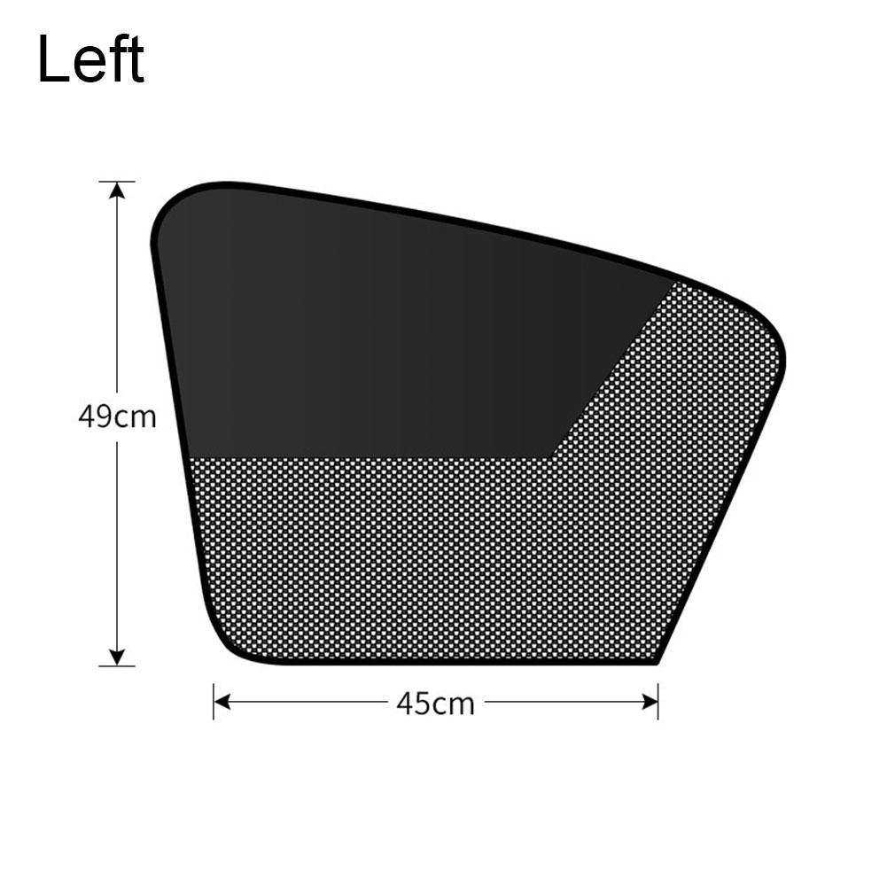 Magnetic Car Sunshade Curtains Summer Protection Side Window Sun Protection Heat Insulation Car Sun Shade Auto Accessories