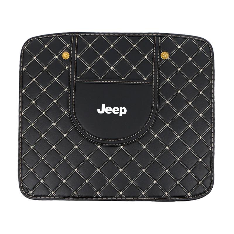 Auto Anti-Trittschutz Innenraum PU-Leder Autositz Rückenlehnen Schutzpolster Für Jeep Grand Cherokee WK2 2011-2019 Wrangler YJ TJ JK JL JKU