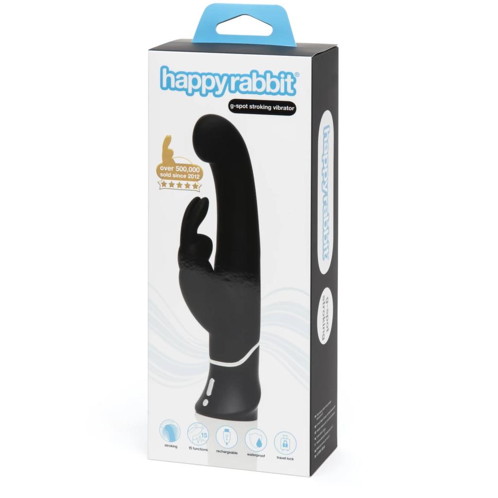 Vibrator - Happy Rabbit G-Spot Stroker Black