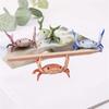 Creative Design Of Pen Holder Weightlifting Crab Pen Holder Item Placement  Pen Holding Bracket  Ornament Model 1PC-7 Colors