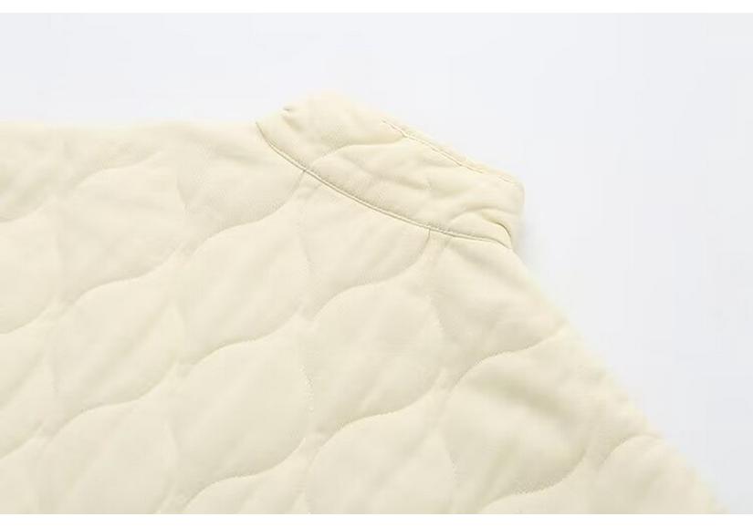 European & American Urban Casual Washed Cotton Padded Coat for Women, Autumn/Winter 2025 Collection