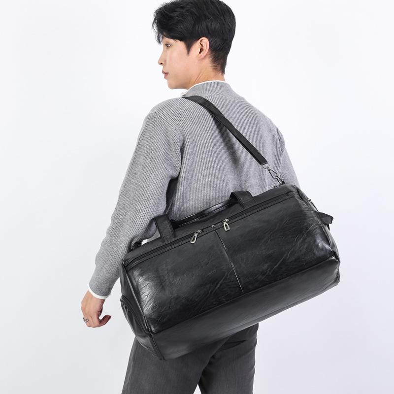 Men's Short-distance Business Trip Large Capacity Shoe Bin Commuting Luggage Bag Dry Wet Separation Fashionable Trolley Fitness Bag