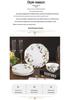 Wild Strawberry Bone China Tableware Set: Ceramic Bowls, Plates, Coffee Cups, and Tea Accessories.