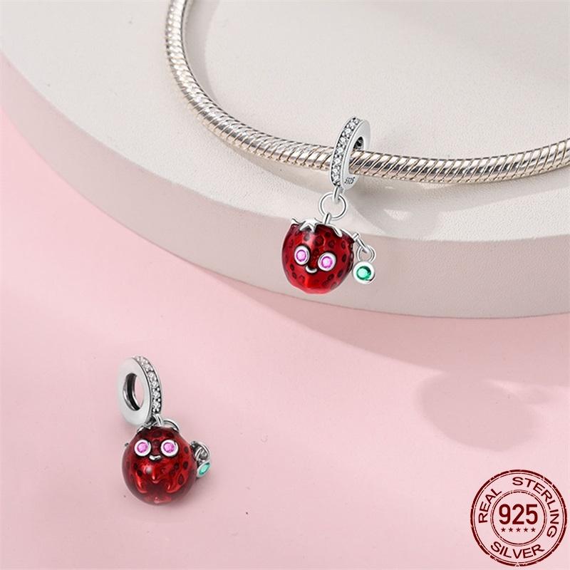 Fit 3Mm Panoriginal Bracelet 100% Copper Afternoon Tea Series Pendant Charm For Women Jewelry Diy Fine Gift