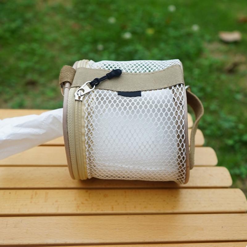 Tissue Dispenser  Outdoor Camping Tissue Case Portable Roll Paper Storage Bag For Camping Hiking Picnics And Home Use