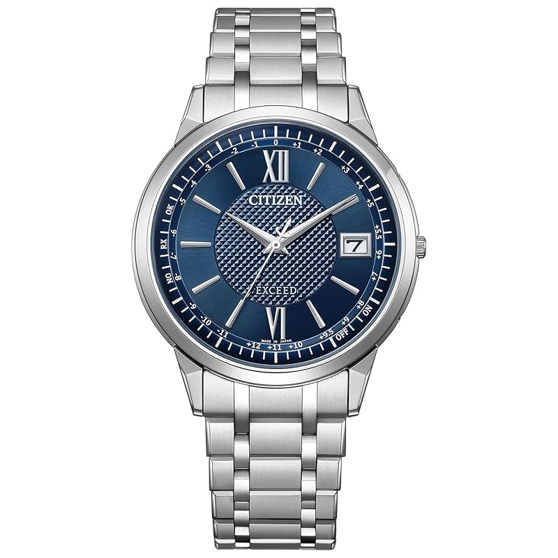 

[Citizen] watch Exceed Light-powered eco-drive radio clock waterproof navy CB1140-61L men s silver