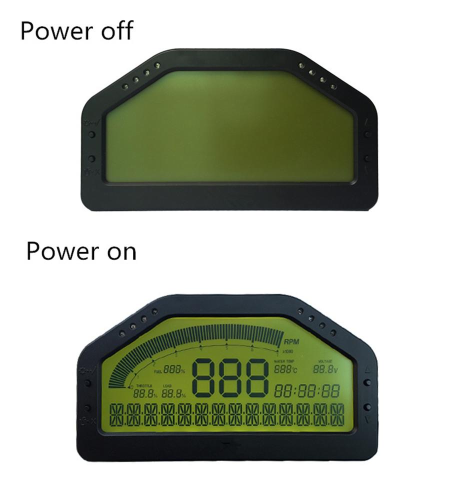 Multifunctional Dash Race Display OBD2 Bluetooth LCD Screen Digital Gauge Meter