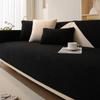 Modern Solid Color Winter Lamb Velvet Sofa Cover Thicken Plush Soft and Smooth Sofa Covers for Living Room Anti-slip Couch Cover