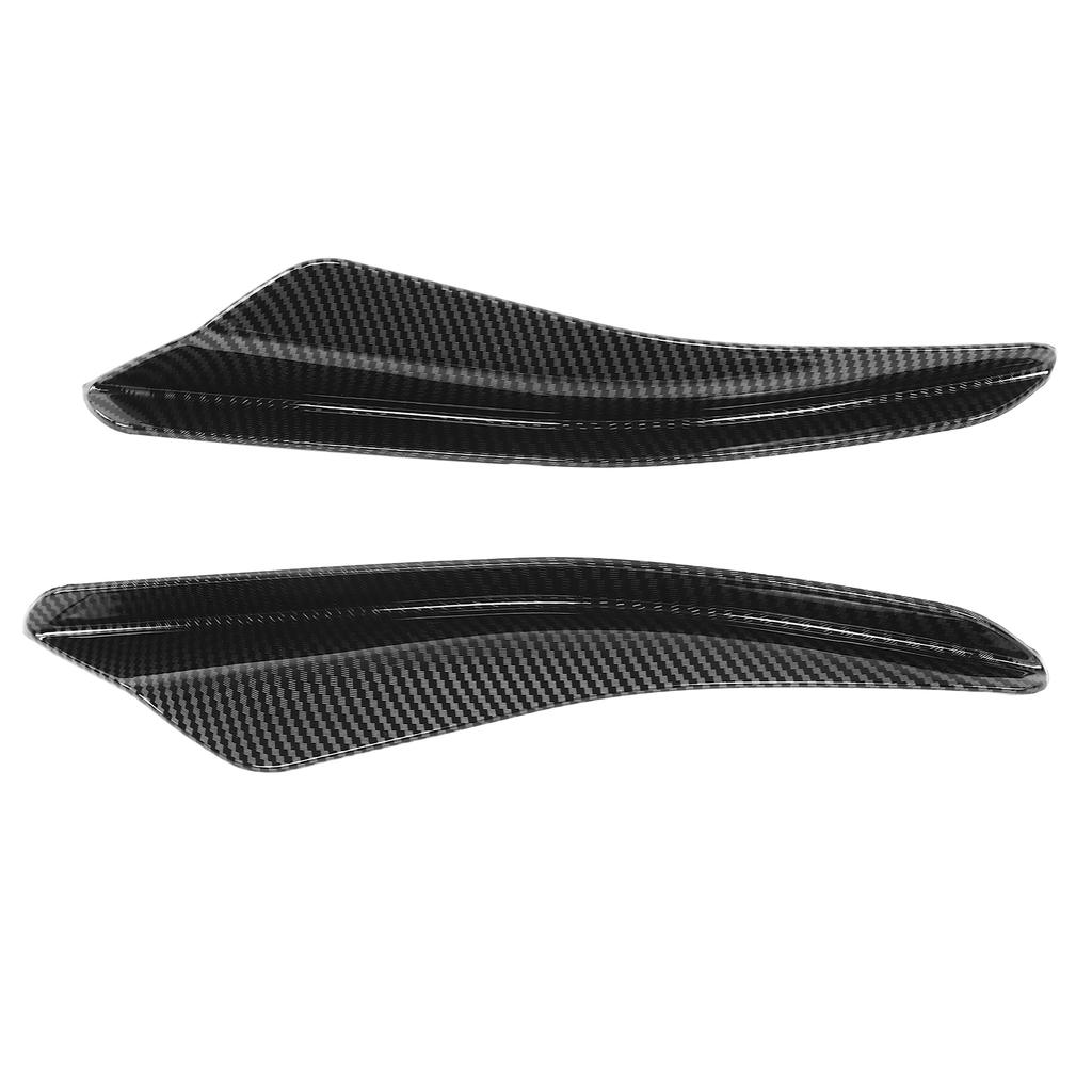 2PCS Front Bumper Aero Kits Canards Wing for Maxton   Replacement for MK8 2021+(Glossy Black )