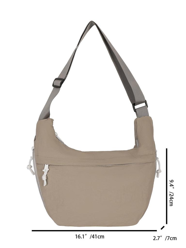 Japanese-Style Nylon Dumpling Bag - Large Capacity Youth Trend Crossbody and Shoulder Bag