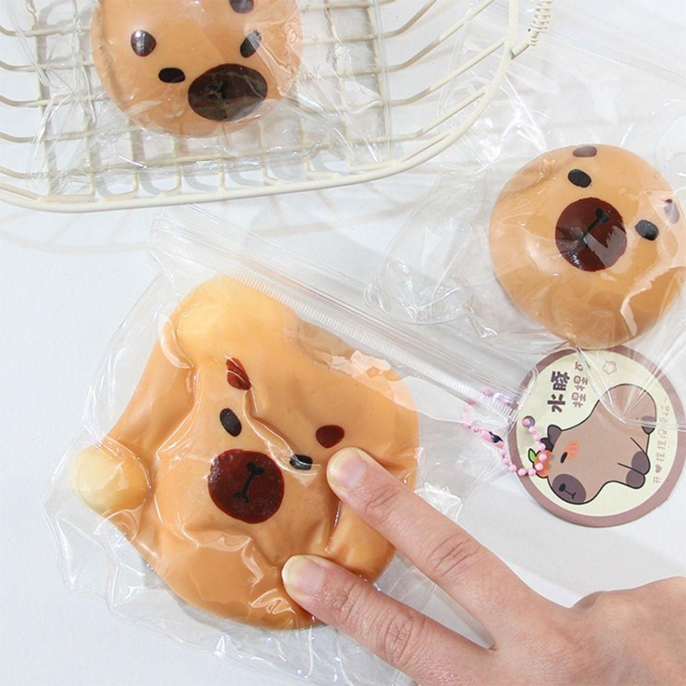 Cute Small Slow Rebound Balls Animal Fidget Sensory Toys Capybara Squeeze Toys  Children Gifts