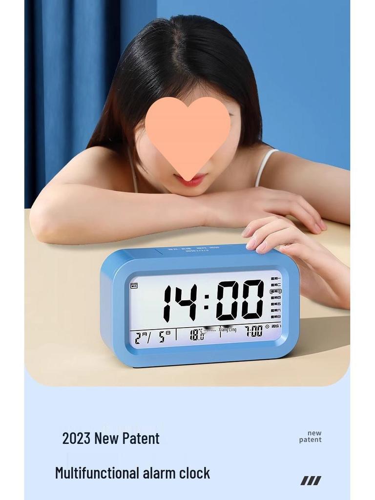 2025 Smart Multi-Function Large Volume Silent Alarm Clock for Students