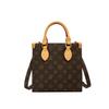 Light luxury retro small square bag 2025 new old flower women's bag fashion temperament sheet music bag large capacity portable messenger bag