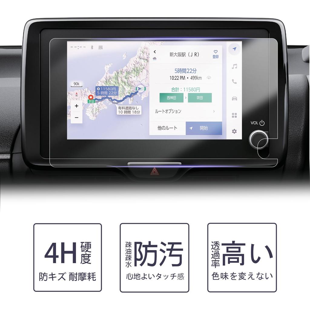 LUWU Yaris / Yaris Cloth 10 Series/15 Series 8 Inch Navigation Protective Film Set