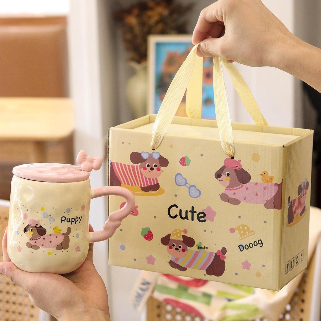 Cute Frog Cartoon Ceramic Cup Set - Creative Children's Souvenir Gift