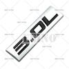 Styling Auto Emblema Adesivo 3D Metallo Cromo Lega di Zinco 3.0L 3.2L 3.5L 3.6L 3.7L 3.8L Accessorio Badge per Carrozzeria, Cofano, Parafango