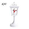 Party Ambient Lighting Christmas Snow Sphere Lamp, Retro Street Lamp Design, Santa Small Plastic Night Light Snowman Tree for Bedroom, Tabletop Decor
