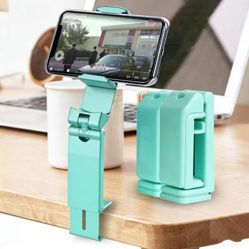 Foldable Aluminum Alloy Phone Holder for Travel & Desktop Use