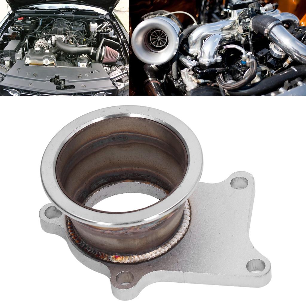 Turbocharger 5 Bolts To 3in V Band Flange Stainless Steel Rustproof Wear Resistant for T3 T4