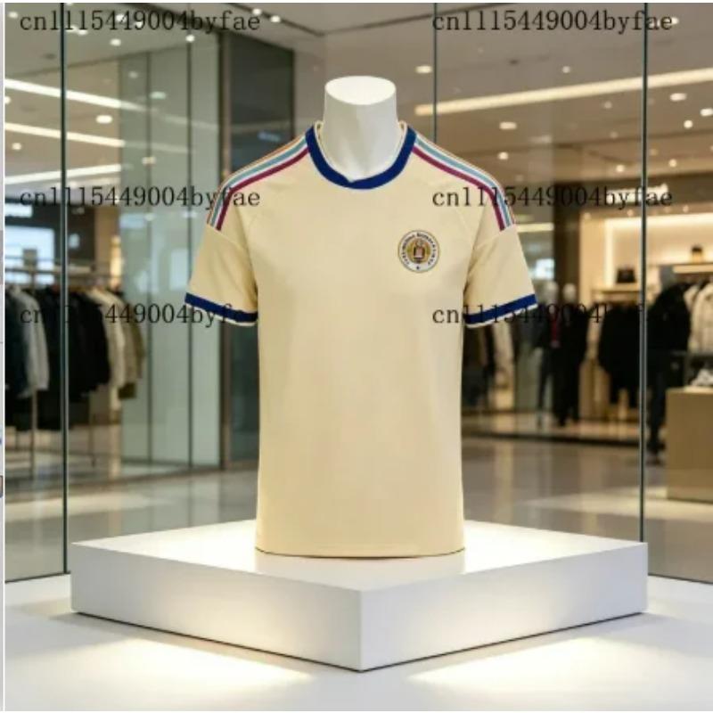 2026 Nueva Camiseta de Fútbol para Hombre Fans Federashon Futbol Korsou Curacao Transpirable de Verano Top Amarillo Pálido Camiseta para Niños