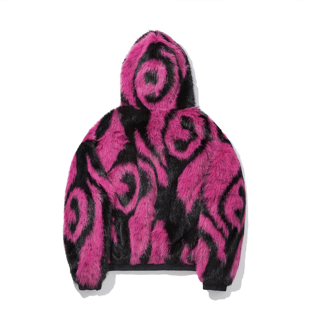 Li Ning Aries Kollaboration Lockerer Kurzmantel aus Kunstfell Damen Oberbekleidung AJDV290-1