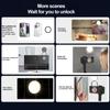 Foldablbe Magnetic LED Fill Light for Phone Selfie Light LED Video Light 2600K-9000K Dimmable