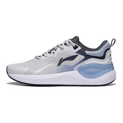 Li Ning Easy Fit Rebond Doux Cool Antidérapant Durable Respirant Chaussures de Course Basse Homme sneaker Gris Blanc Bleu ARST081-5