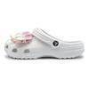 Crocs Classic clog EIGHT% Phalaenopsis Elegant Fresh Trendy Comfortable Gift Bag Edition Unisex White