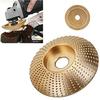 2Pcs 100mm & 3.3'' Carbide Wood Sanding Carving Shaping Disc for Angle Grinder Grinding Wheel