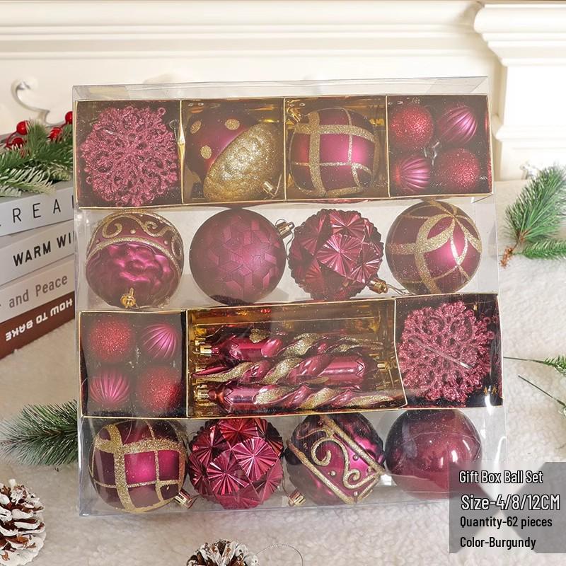 2025 Large Luminous Christmas Tree with Ornaments for Indoor Decoration