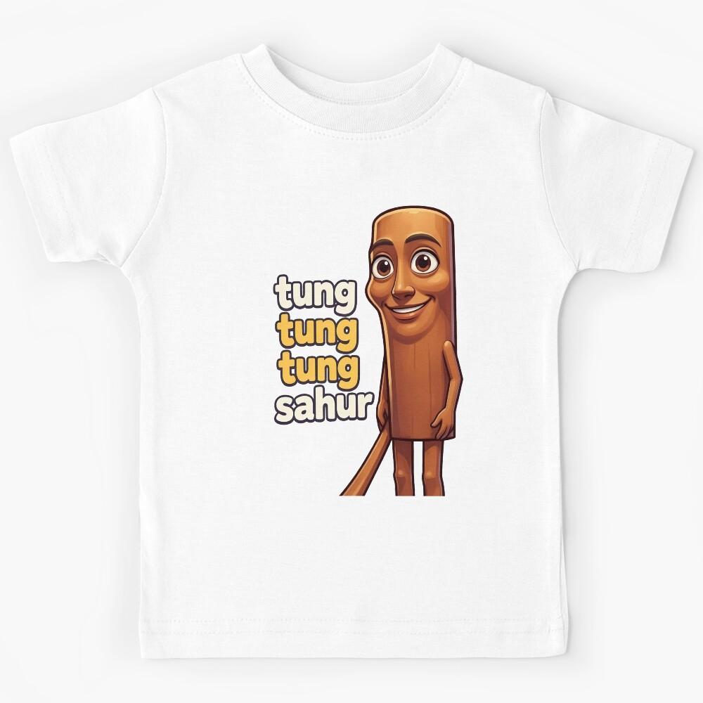 Tung tung tung Sahur - Roblox Italian Brainrot Kids T-Shirt 100