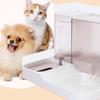 Automatic Cat Feeder And Water Dispenser 2-in-1 Detachable Food Feeder And Water Fountain for Indoor Small Dogs Cats
