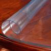 Round Tablecloth Transparent Soft PVC Waterproof Oilprpoof Living Room Dining Tables Kitchen Desk Protector Home Decor 1.0mm