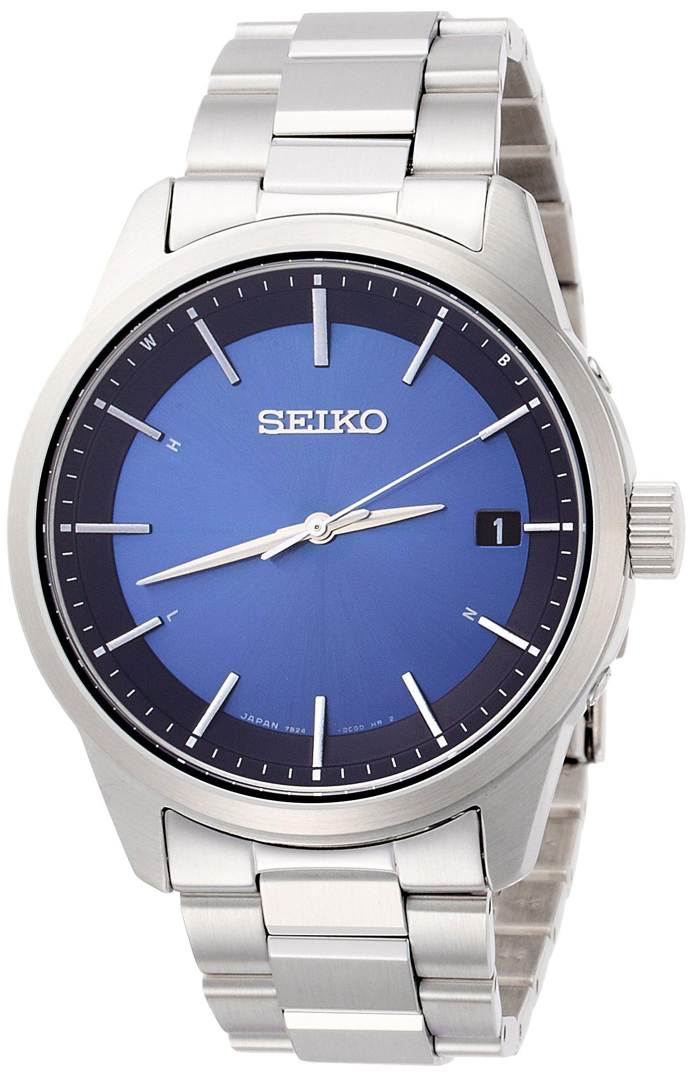 

[Часы Seiko] Seiko Selection Basic Solar Radio из нержавеющей стали, модель SBTM253, мужские, серебристые