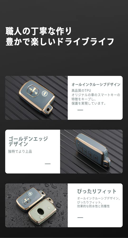 KUNIO Toyota Exclusive Key Case, Key Holder, Luxury Gift, For Toyota Majesta, Mark X,