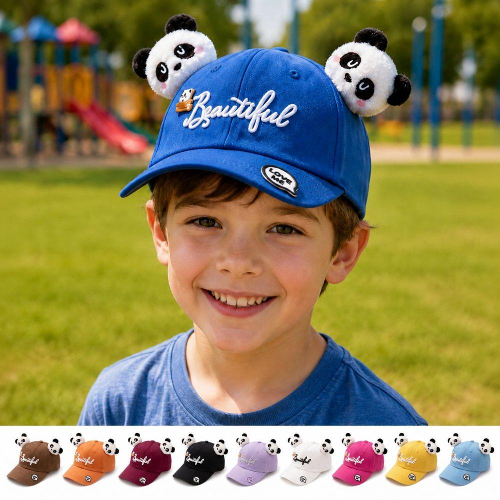 Berretto da Baseball Panda Versatile Traspirante con Visiera Carino per Ragazzo Ragazza Cappello da Sole Per l'Estate all'Aperto