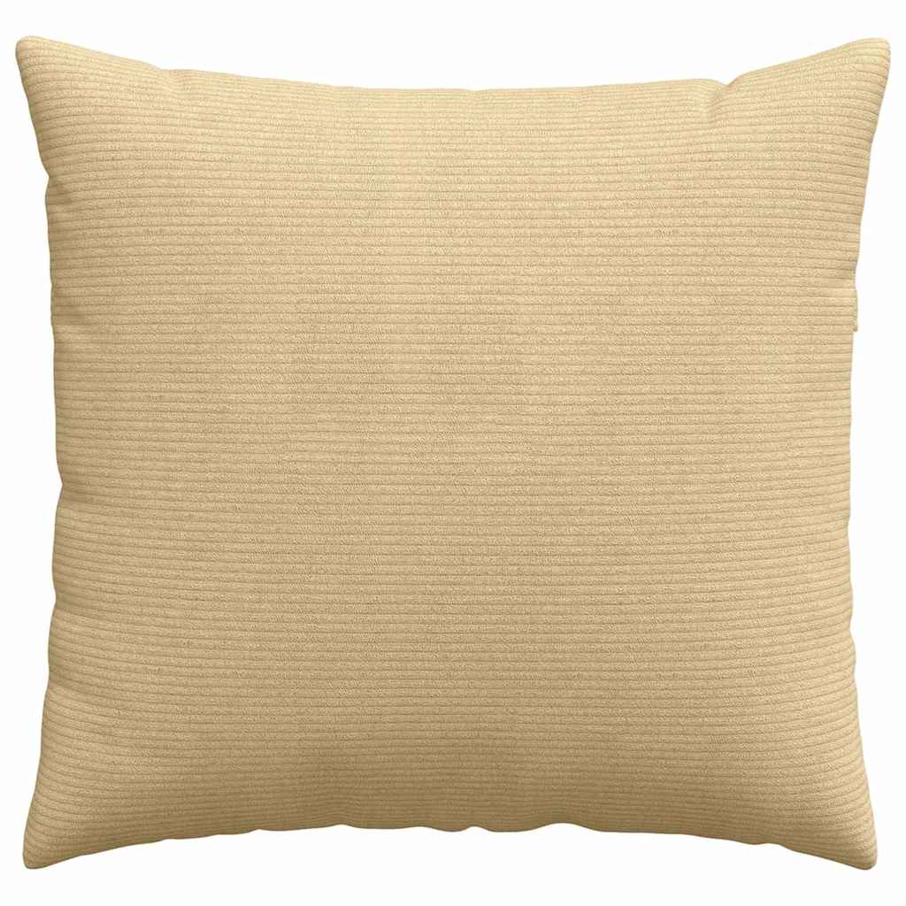 Sofa Cushions 2 Pieces Gray Green 45 x 45 cm Cord Fabric