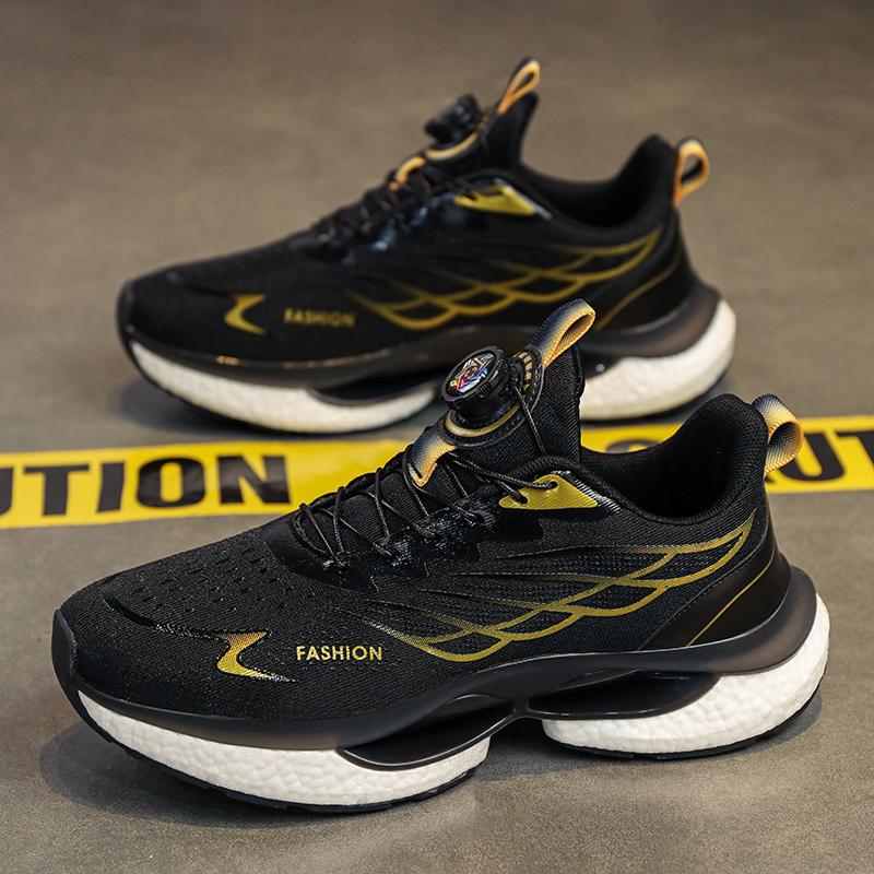 Sommer Spinnknopf Laufen Student Popcorn Stoßdämpfung Atmungsaktiv Lässig Sport Trendschuhe